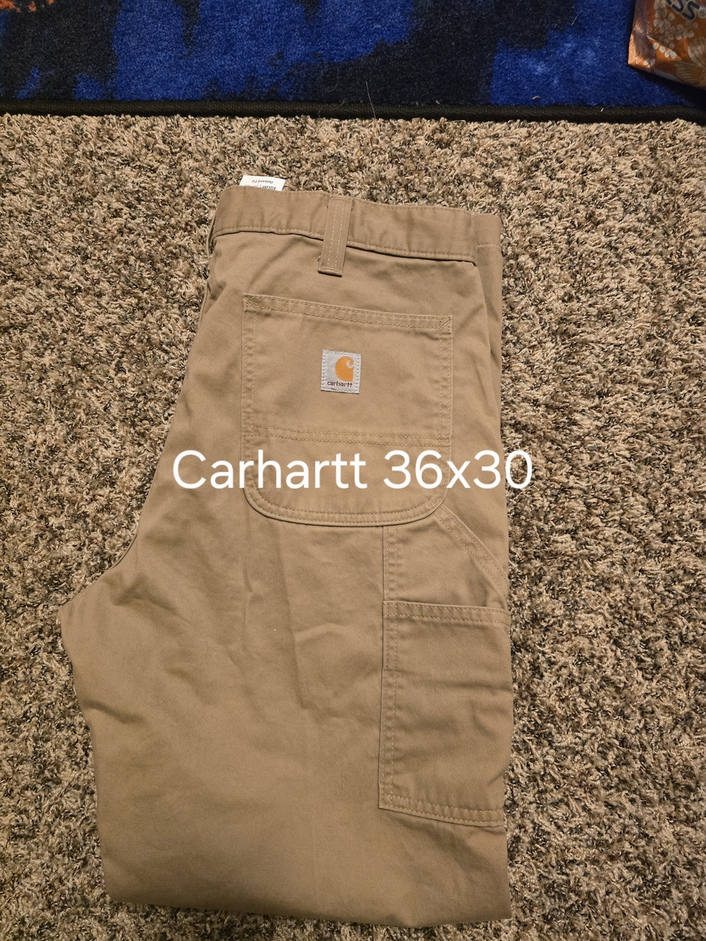 Carhartt Men's Work Pants in Tan